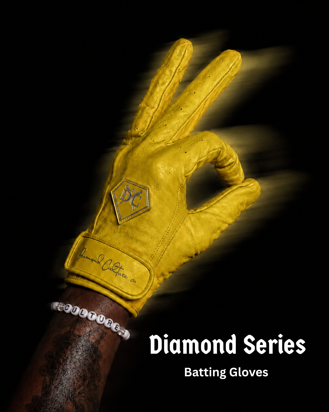 Yellow X Batting Gloves (Early Access)