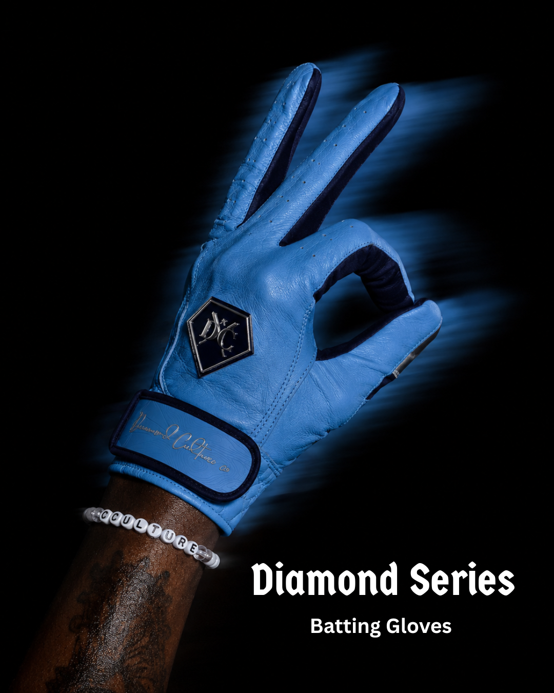 Legacy Blue X Batting Gloves (Early Access)