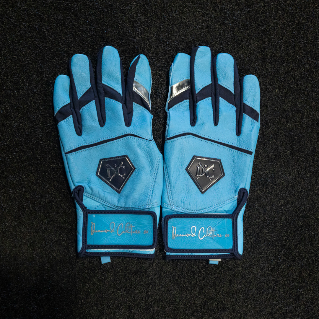 Legacy Blue X Batting Gloves
