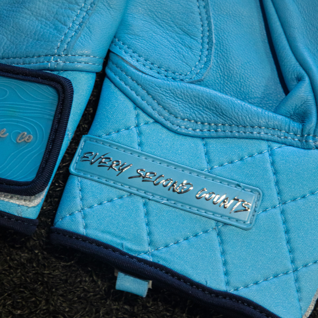 Legacy Blue X Batting Gloves