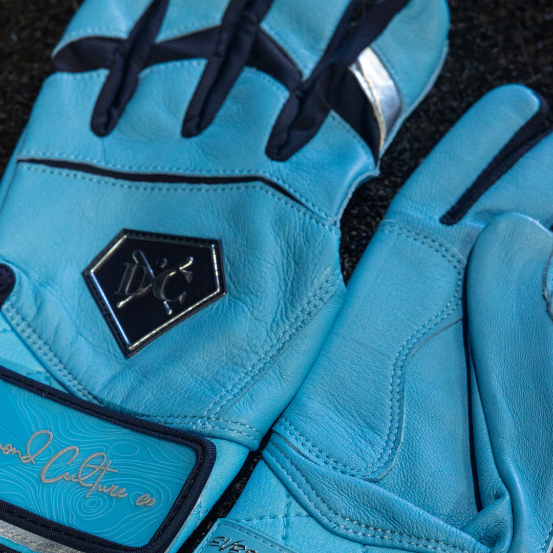 Legacy Blue X Batting Gloves