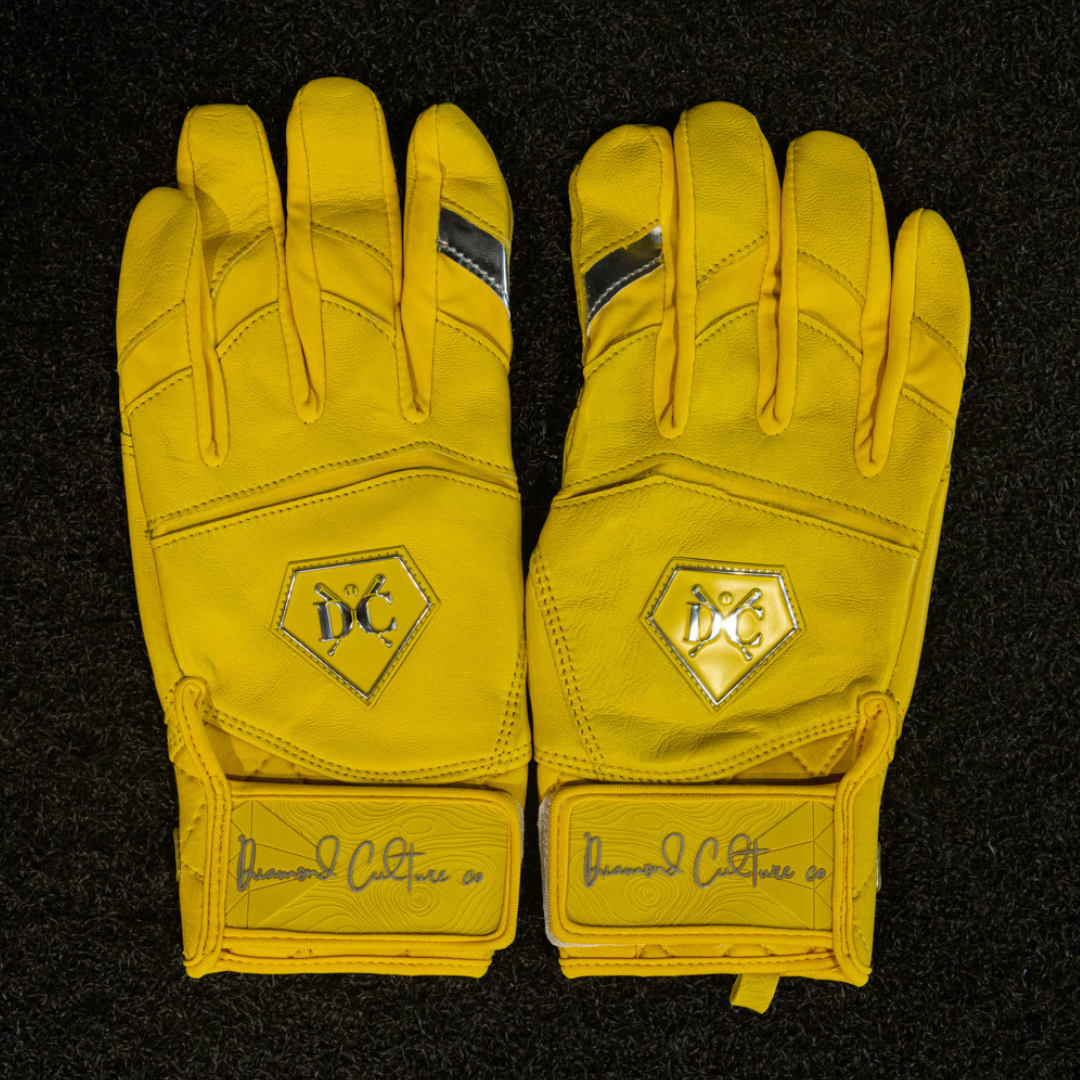 Yellow X Batting Gloves